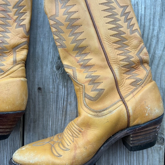 Western Cowboy Boulet Boots Made in Canada Women’s 7 - Picture 6 of 16